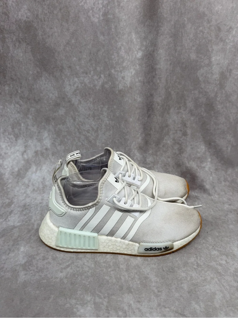 Adidas NMD R1 White/Gum Casual Sneakers